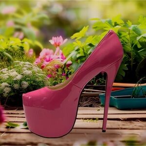 NEW, Maiernisi, Bright Pink Platform Pump, Size 39 🫦